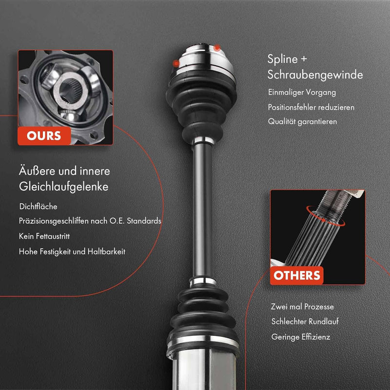 Frankberg Antriebswelle Vorne Rechts Kompatibel mit Puma EC 1.4L 1.6L 1.7L 1997-2002 Replace