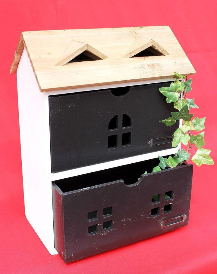 DanDiBo Schreibtisch Organizer Holz Aufbewahrungsbox 14B410 38 cm Minikommode mit Schubladen Schubla