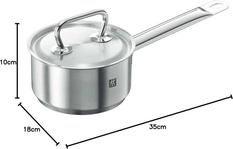 ZWILLING Twin Classic Stieltopf, 14 cm, 1 L, Induktionsgeeignet, Edelstahl, 14 cm