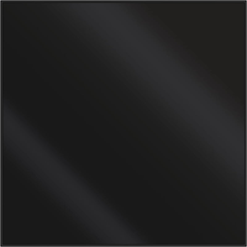 LANZZAS Bodenplatte Quadrat - 1100 x 1100 mm - Farbe; schwarz | Funkenschutzplatte Metall