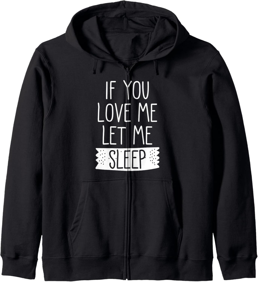 Kids Pajamas for Girls Bedtime If You Love Me Let Me Sleep Kapuzenjacke