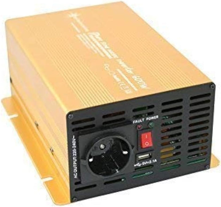 Wechselrichter - Spannungswandler 12V 300 bis 3000 Watt reiner SINUS mit echtem Power USB 2.1A Gold