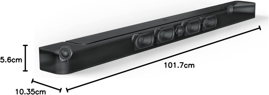 JBL Bar 500 – Kompakte 5.1-Kanal-Soundbar für Heimkino Sound-System – Kabelloser Bluetooth-Lautsprec