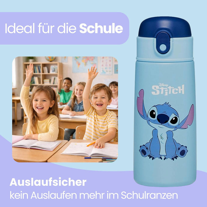 Seven Lilo & Stitch Trinkflasche, Thermosflasche, Wasserflasche, Thermosflasche aus Edelstahl, BPA-f