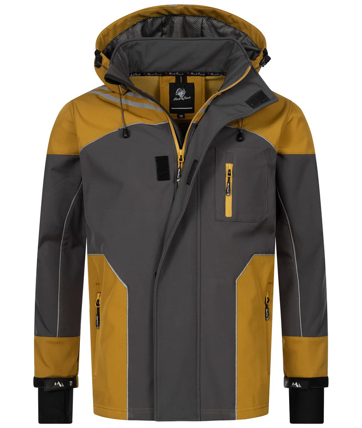 Rock Creek Herren Softshell Jacke Outdoor H-312 S Maisgelb, S Maisgelb