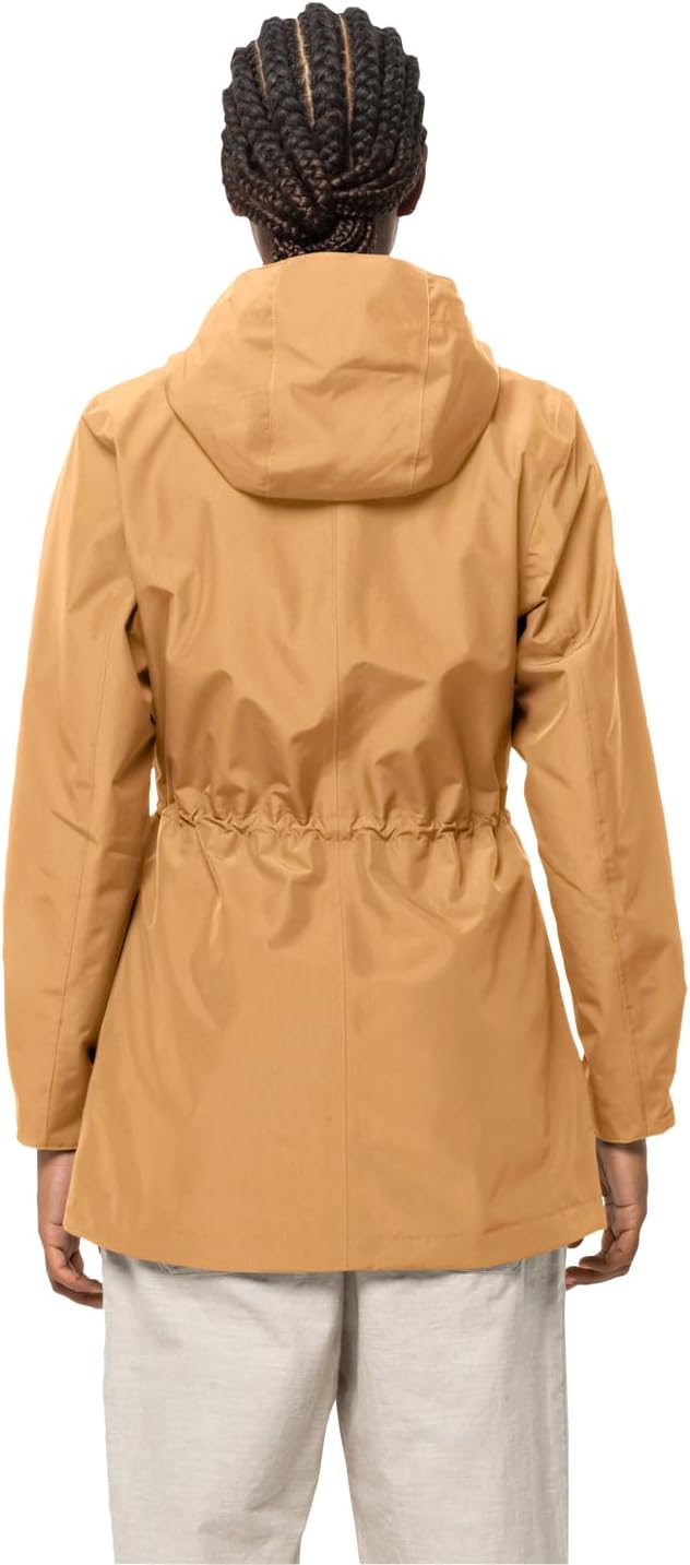 Jack Wolfskin Damen Dakar Parka W Mantel (1er Pack) XS honey yellow, XS honey yellow