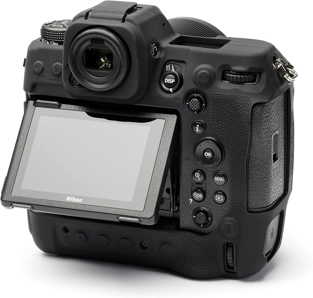 easyCover - Silikon Kameratasche - Schutz für Ihre Kamera - Nikon Z9 - Schwarz