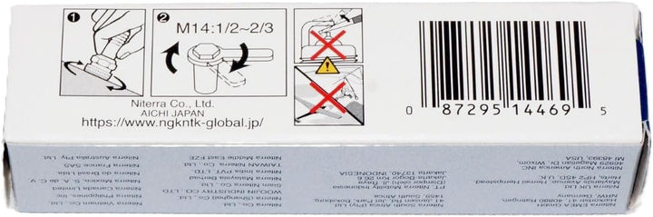 NGK (4469) LFR5AIX-11 Iridium IX Spark Plug (8 Pack)