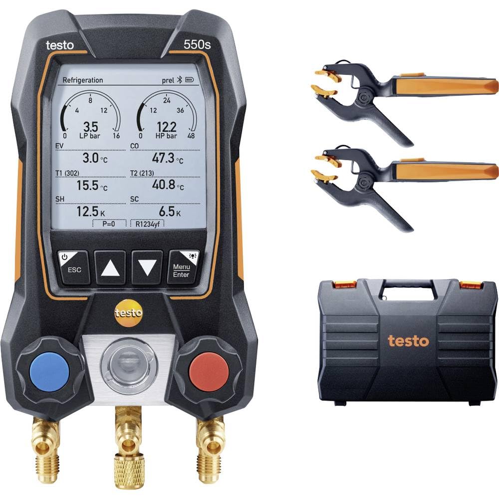 Testo AG 0564 5502 Kaeltemittel-Messgeraet 550s Smart Set