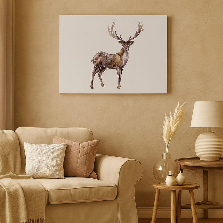 ARTTOR Bilder auf Leinwand Liebes Tier Wild Wald Leinwandbild 70x50cm Wandbilder Dekoration Wohnzimm