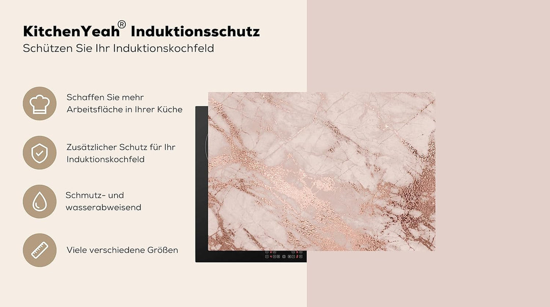 KitchenYeah© Herdabdeckplatte Einteilig Herdabdeckung Abdeckplatte für Ceranfeld Abdeckung Induktion