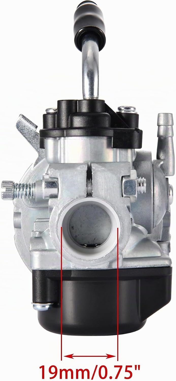 WOOSTAR 19mm Vergaser with Luftfilter Dichtung Versammlung Ersatz für 2 Stroke 47ccm 49ccm Mini ATV