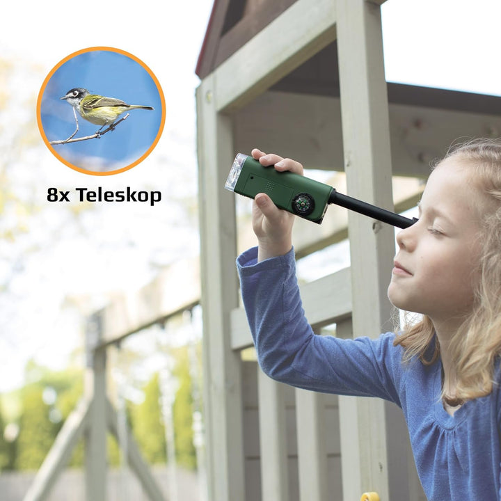 Carson X-Scope Multitool und Taschenmikroskop für Kinder (CP-11), Schwarz, X-Scope