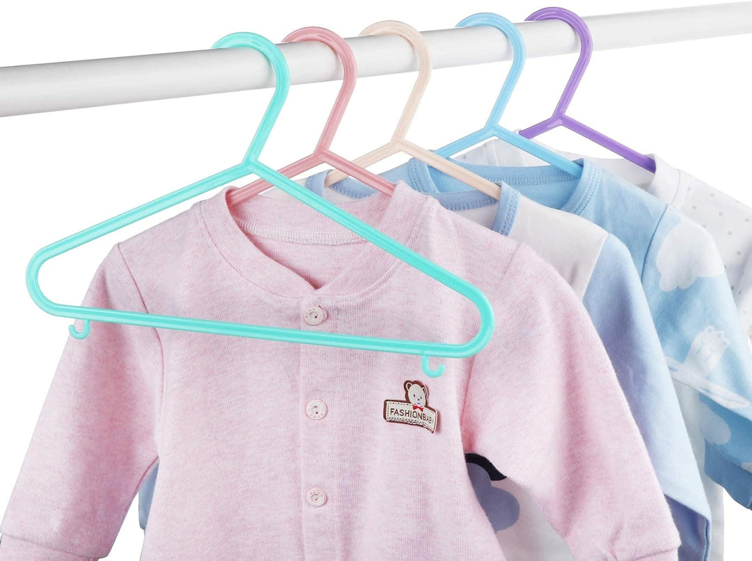 ilauke Babykleiderbügel Set, 40 Stück Kinderkleiderbügel Kleiderbügel Kleiderbügel für Babys und Kle