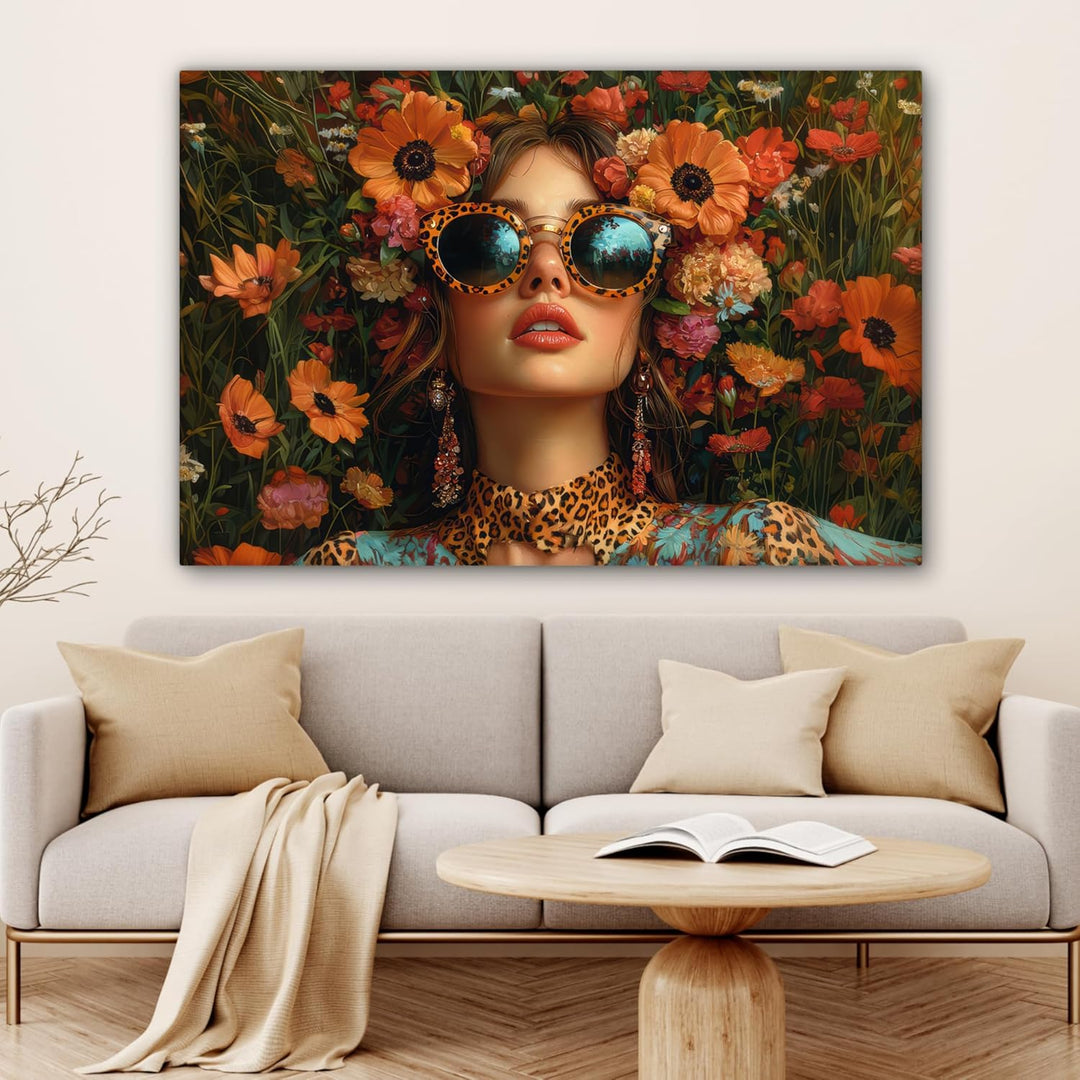 MuchoWow© Leinwandbild Gross 120x80 cm XXL Dekoration Wohnzimmer Bilder Pictures Wall Decoration Liv