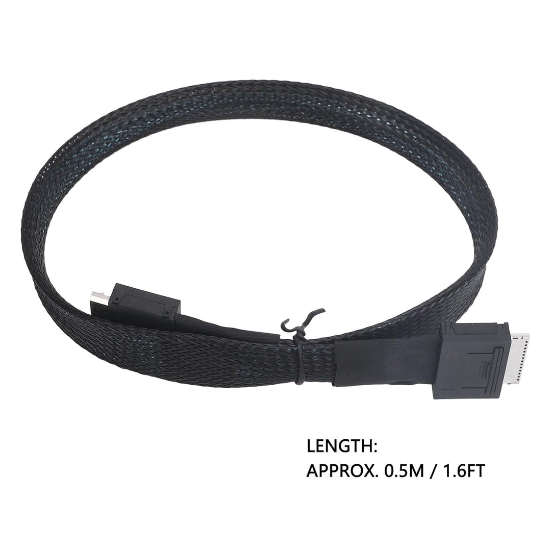 ASHATA Oculink SFF 8611 8i Kabel - 16 Gbit/s Datenübertragung, Unterstützung SAS 3.0 4.0 3.0 für PCI