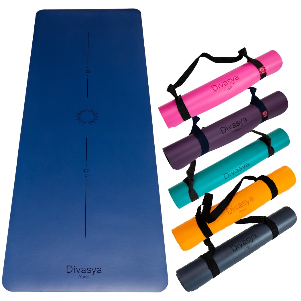 Premium Yogamatte rutschfest: Naturkautschuk rutschfest & japanische professional grip Oberfläche |