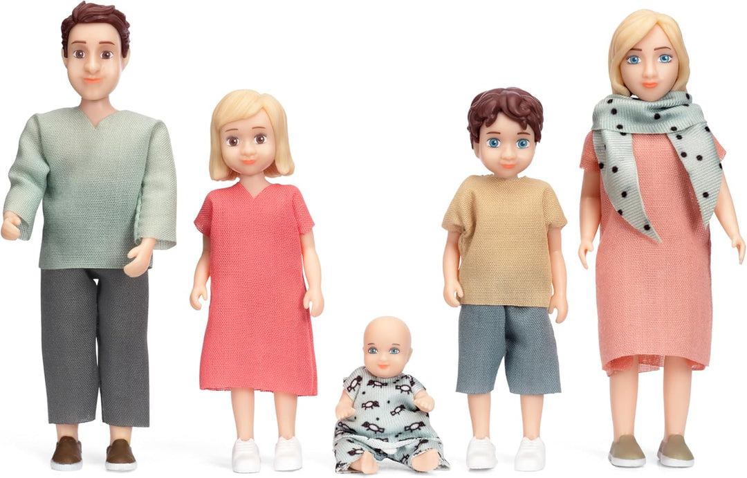 Lundby Puppenhaus Puppen für Puppenhaus Familie - Puppenfamilie Charlie - Zubehör - Biegepuppen Pupp