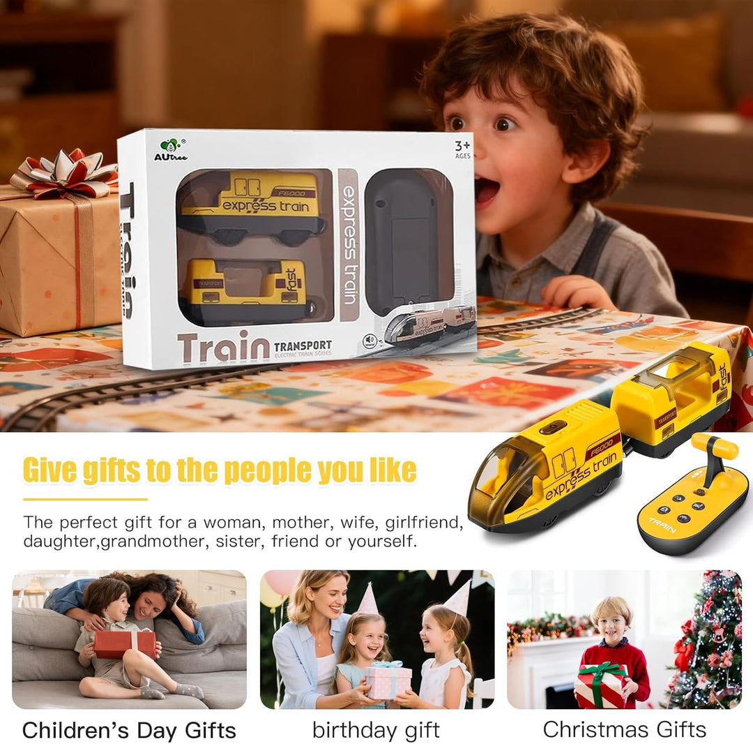 Eisenbahn Kinder Elektrisch, Zug Spielzeug mit Soundeffekten, Eisenbahn Elektrische Lok, Geschenk Sp