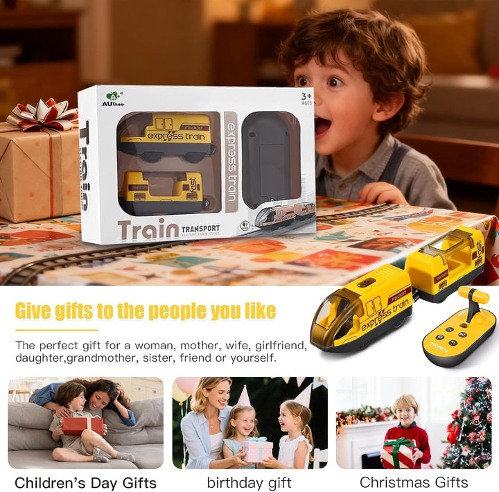 Eisenbahn Kinder Elektrisch, Zug Spielzeug mit Soundeffekten, Eisenbahn Elektrische Lok, Geschenk Sp