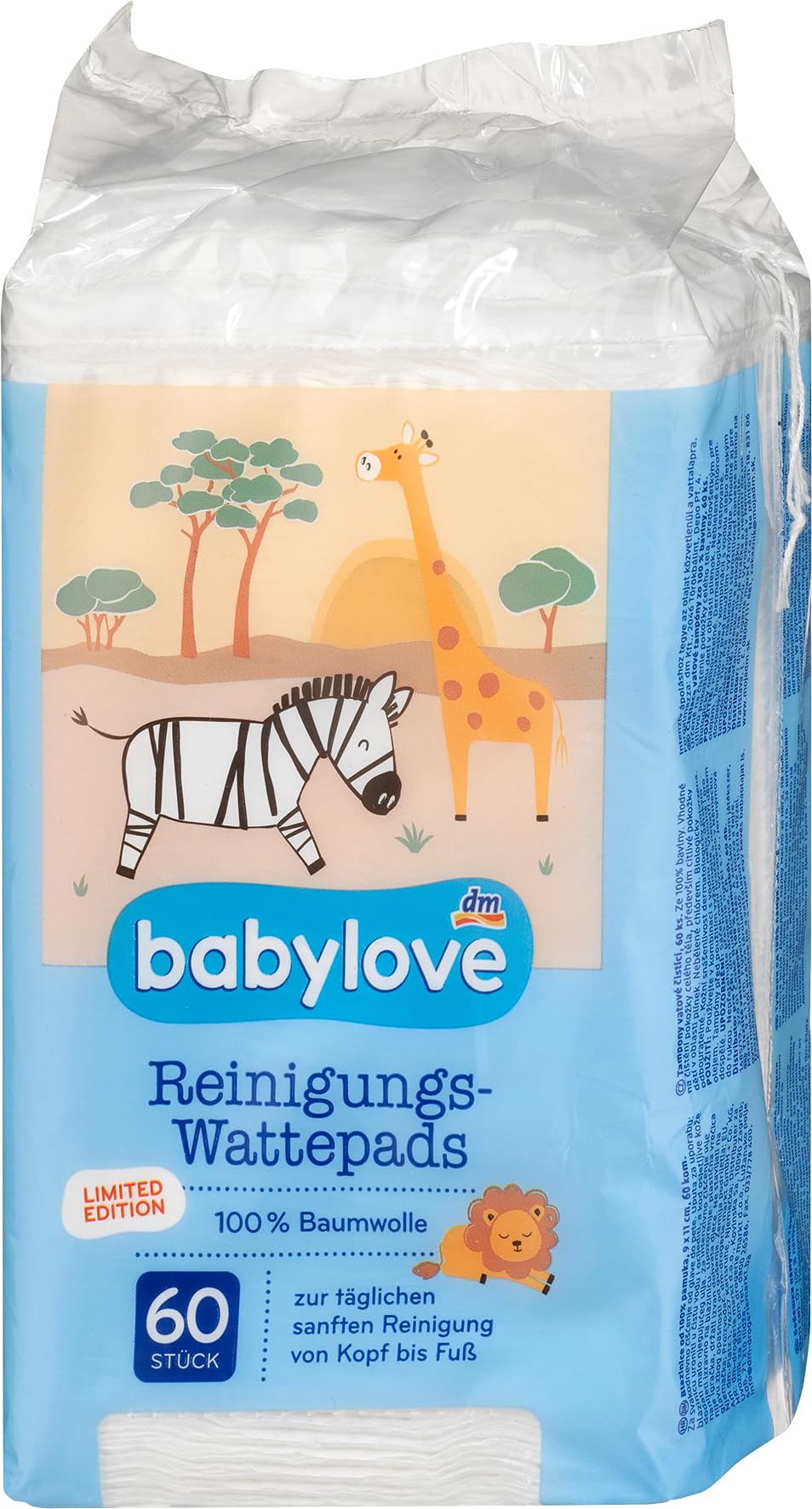 Babylove Feuchttücher und co (10x 60 Wattepads, Reinigungs Wattepads) Reinigungs Wattepads 10x 60 Wa