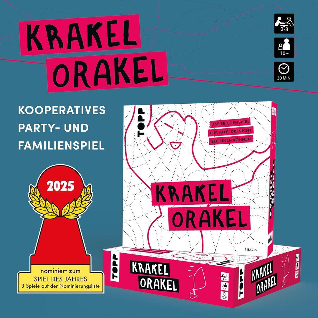 TOPP Krakel-Orakel – Das Zeichenspiel für alle, die Nicht zeichnen können. Wer erkennt die schrägen
