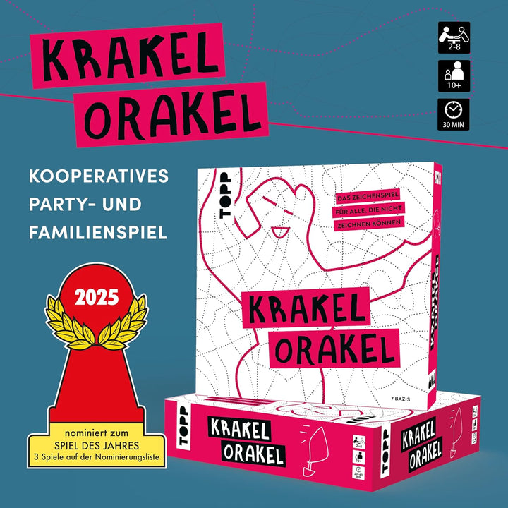 TOPP Krakel-Orakel – Das Zeichenspiel für alle, die Nicht zeichnen können. Wer erkennt die schrägen