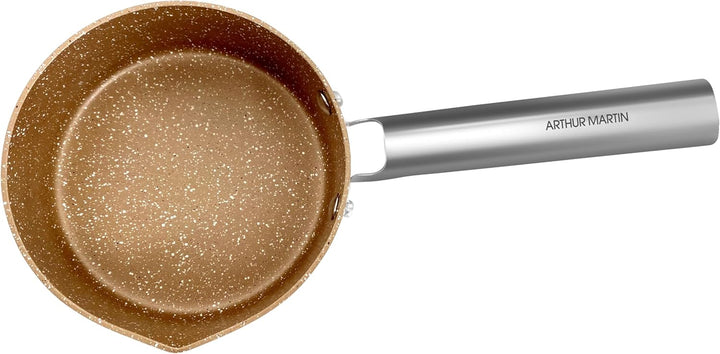 ARTHUR MARTIN, 18 cm Grand Chef Kochtopf, geschmiedetes Aluminium, Antihaftbeschichtung, genietete S