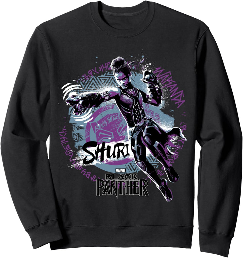 Marvel Black Panther Shuri Action Pose Sweatshirt