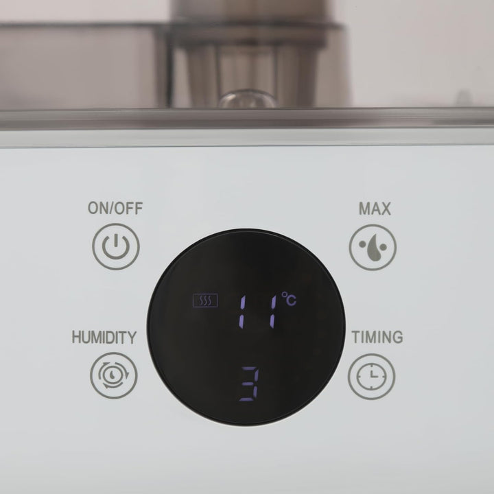 Luftbefeuchter 5L mit Fernbedienung, Luftbefeuchter Schlafzimmer 300ml/h, Air Humidifier mit 360° Dü