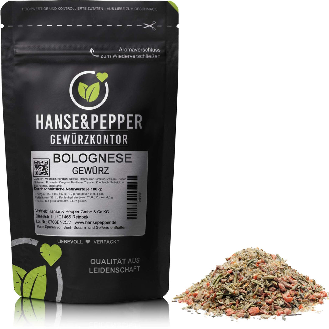 1kg Bolognese Gewürz Spagehtti Bolgnese Gewürzmischung Nudelgerichte Pasta 1 kg (1er Pack), 1 kg (1e