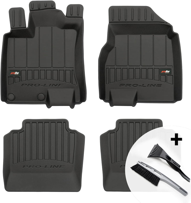 moto-MOLTICO 3D Gummimatten Auto Fussmatten Gummi Automatten 4-teilig Set - passend für Nissan Qashq