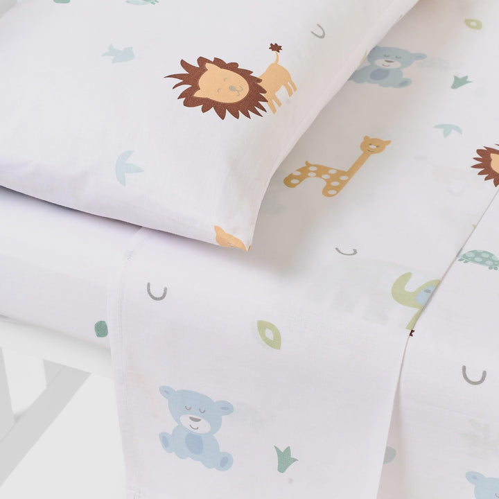 TRAMAS+ Kinderbettwäsche 60x120 cm aus 100% Baumwolle Superweiche & Farbenfrohe | Babybettwäsche - (