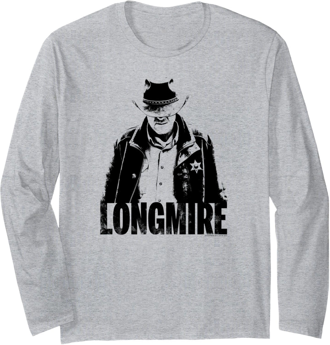 Longmire One Color Langarmshirt