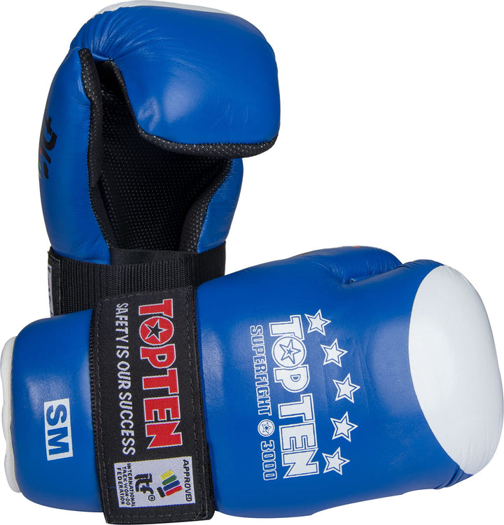 TOP TEN Open Hands „ITF Superfight 3000“, Blau L-XL