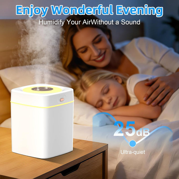 Tragbare Mini-Luftbefeuchter für Schlafzimmer, Aromadiffusor für zu Hause, persönlicher Tisch-Luftbe