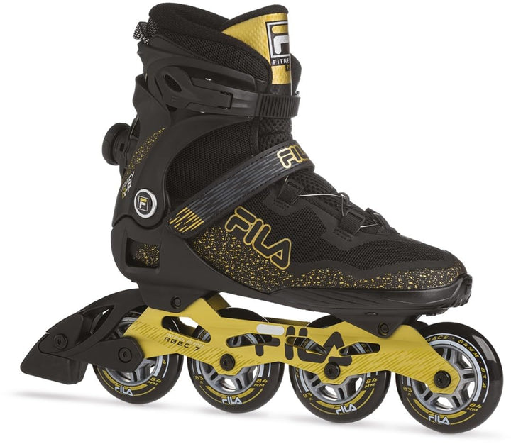 FILA SKATES Herren Legacy Qf Inline Skate 41 BLACK/GOLD, 41 BLACK/GOLD