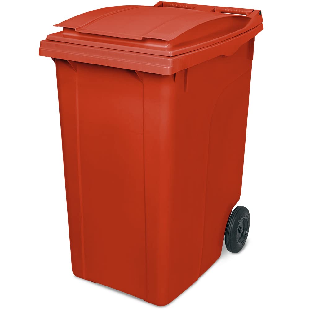 BRB 360 Liter DIN Mülltonne, HxBxT 1090x620x860 mm (rot), rot