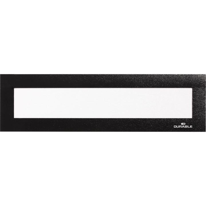 Durable Info-Rahmen Duraframe Magnetic Top (A4, Magnetrahmen für Überschriften) 5 Stück, schwarz, 49