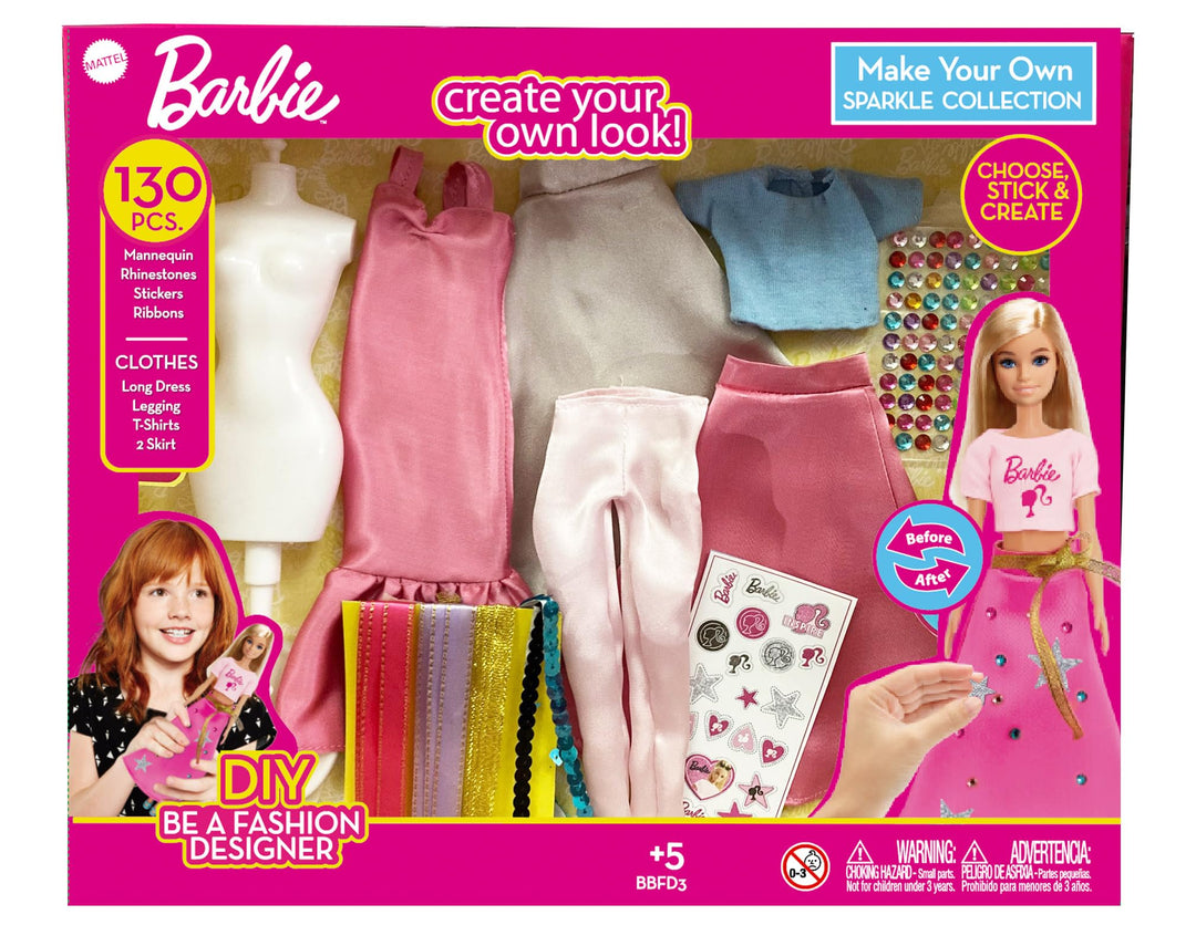 Barbie Make Your Own Outfit - Sparkle Collection 12-calowy, 12-inch (Sparkle Collection)