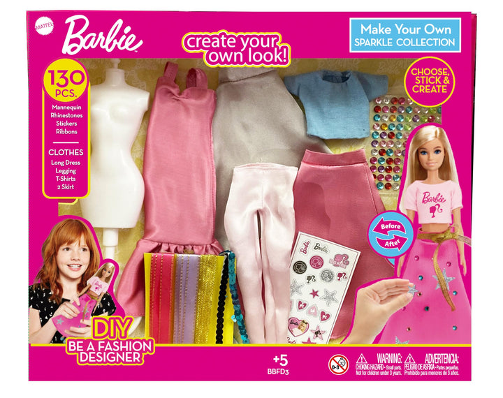 Barbie Make Your Own Outfit - Sparkle Collection 12-calowy, 12-inch (Sparkle Collection)