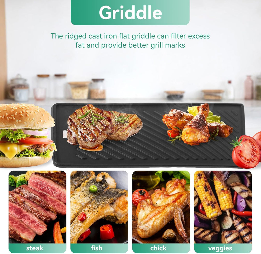 45 x 24cm Wendeplatte für alle RÖSLE VIDERO G2-, G3-, G4- und G6-Modelle (ab Modelljahr 2021), Unive