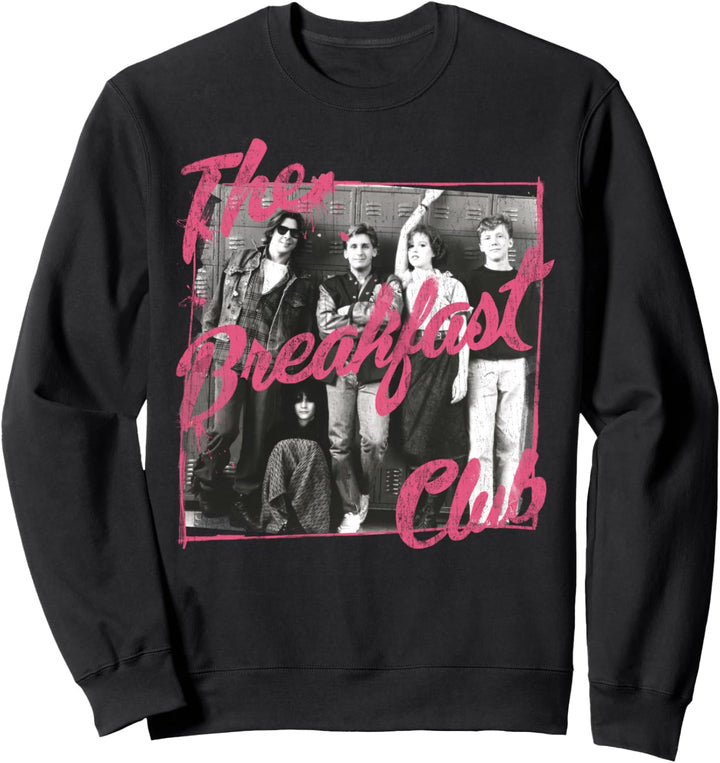 Breakfast Club Pink Text Group Photograph Sweatshirt