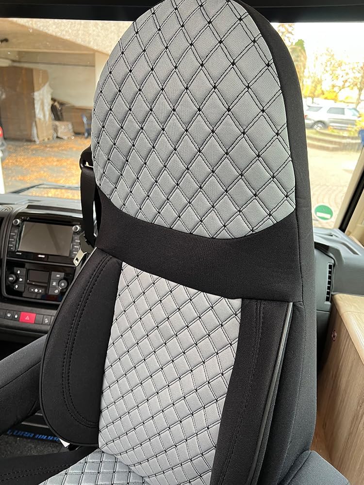 BREMER SITZBEZÜGE Wohnmobil Schonbezüge für Aguti GIS Liner und Milan Sitze | 2er Schonbezug Set ink