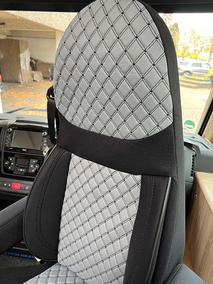 BREMER SITZBEZÜGE Wohnmobil Schonbezüge für Aguti GIS Liner und Milan Sitze | 2er Schonbezug Set ink