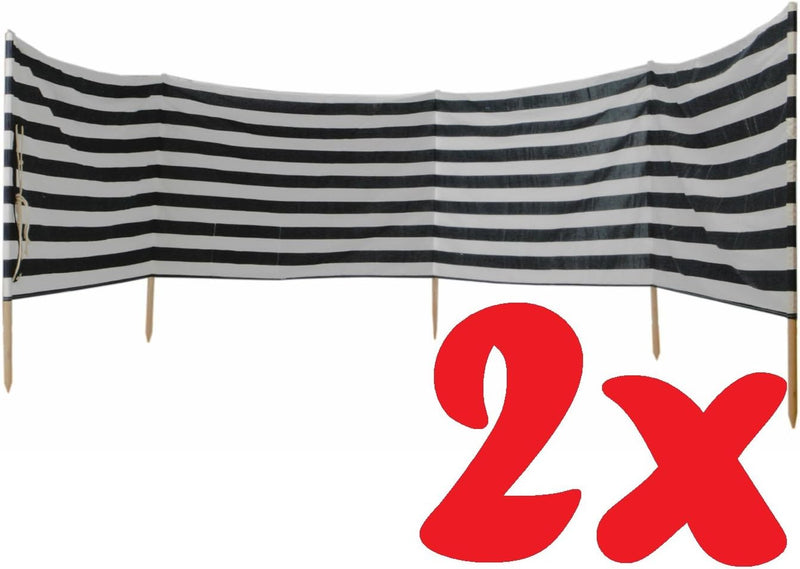 Windschutz (Windschutz 8m, blau weiss, 2)