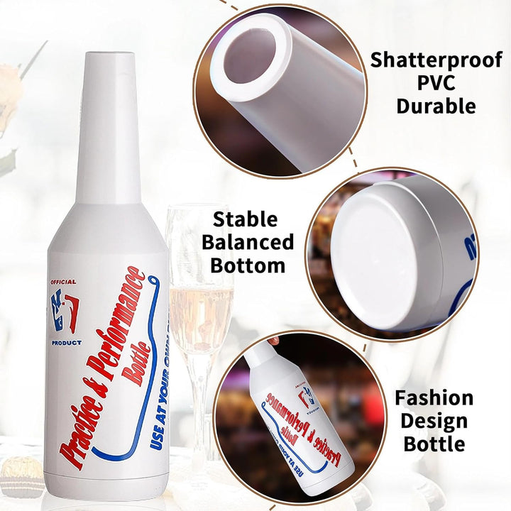 SuproBarware Flair Bottle 3er-Set – Cocktail-Shaker, Trainingsflasche, Flair Barkeeper-Übungs- und L