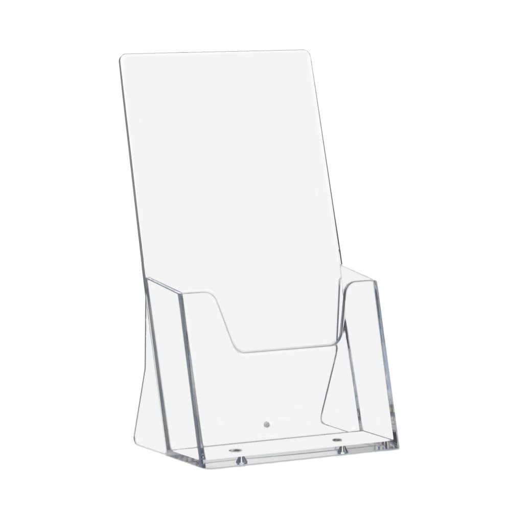 10 Stück DIN Lang (99x210mm) Prospekthalter/Prospektständer/Flyerhalter/Flyerständer/Tischprospektha