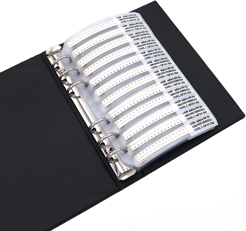 DollaTek Kondensator 0402 (0.5pF-1uF) 80 Wert x 50pcs = 4000pcs SMD SMT Kondensator kombiniert Beisp