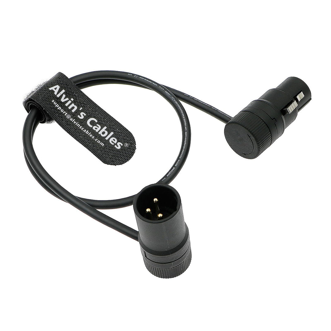 Alvin's Cables Drehbares Low-Profile-XLR-3-Pin-Stecker-auf-Buchse-Kabel Originalstecker symmetrische